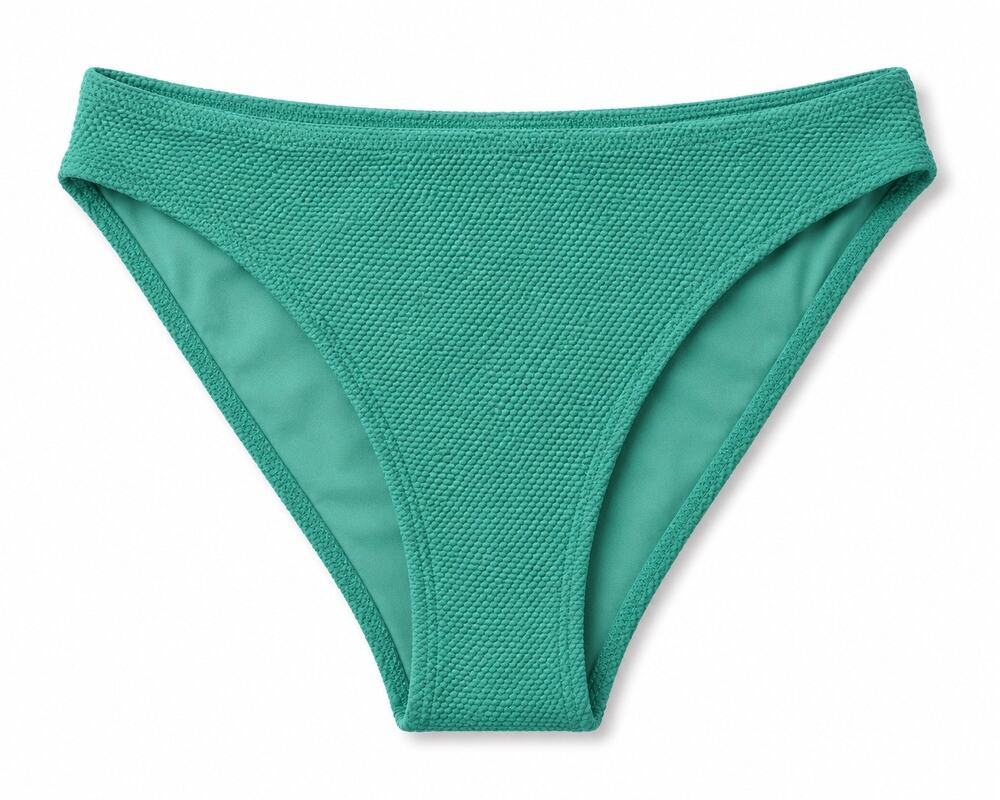 Old Navy Women’s Textured Bikini Bottom Size L Teal Green Swimwear NWOT